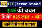 LIC Jeevan Anand Policy