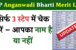 MP Anganwadi Bharti Merit List